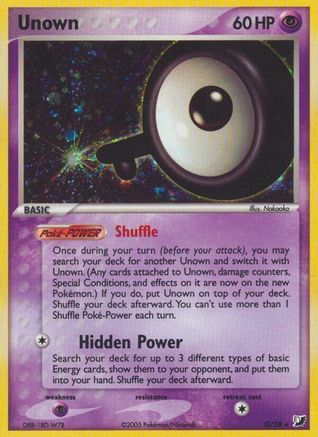 Unown 00Q/115 - Unseen Forces Holofoil
