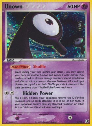 Unown 00R/115 - Unseen Forces Holofoil