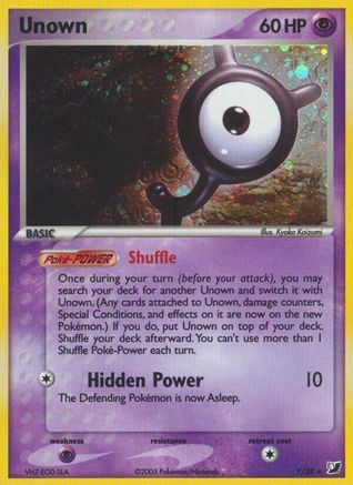 Unown 00Y/115 - Unseen Forces Holofoil
