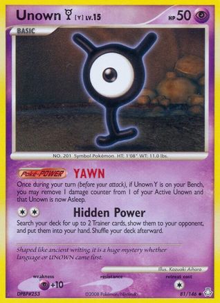 Unown (Y) 081/146 - Legends Awakened