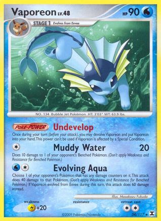 Vaporeon 034/111 - Rising Rivals