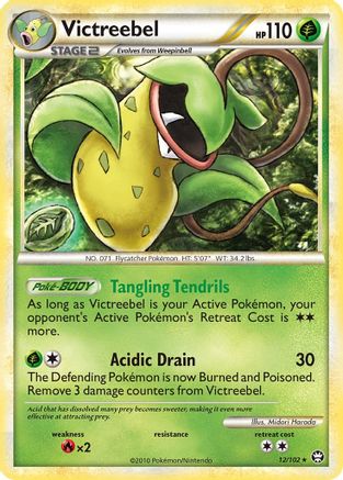 Victreebel 012/102 - Triumphant Reverse Holofoil