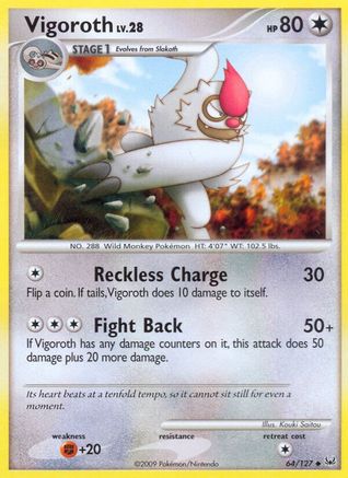 Vigoroth 064/127 - Platinum Reverse Holofoil