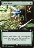 Three Visits (CMR-686) - Commander Legends: (Extended Art)