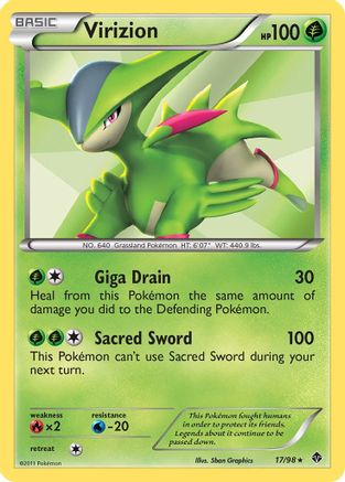 Virizion 017/98 - Emerging Powers Reverse Holofoil