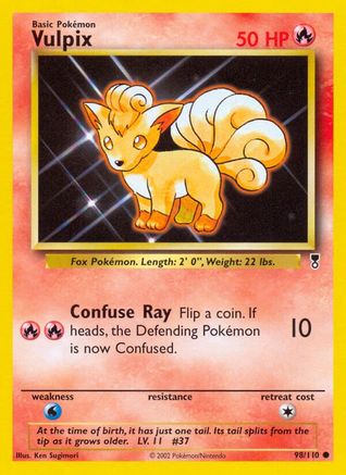 Vulpix 098/110 - Legendary Collection Reverse Holofoil