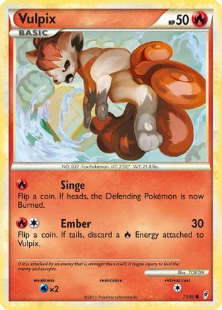 Vulpix 075/95 - Call of Legends Reverse Holofoil