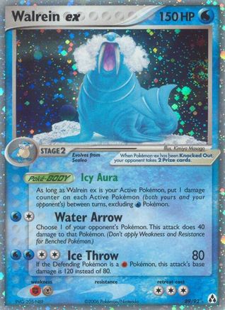 Walrein ex 089/92 - Legend Maker Holofoil