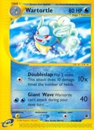 Wartortle 092/165 - Expedition Reverse Holofoil