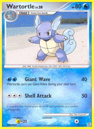 Wartortle 075/132 - Secret Wonders