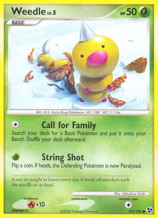 Weedle 093/106 - Great Encounters