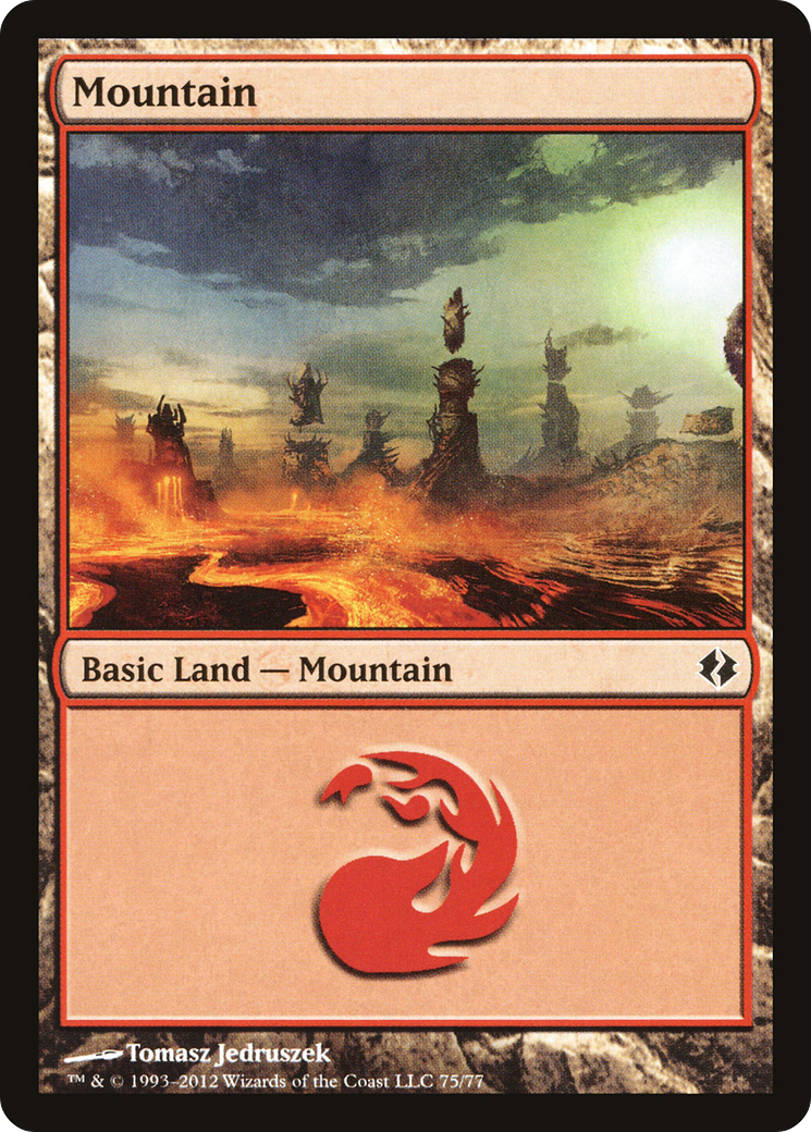 Mountain (DDI-075) - Duel Decks: Venser vs. Koth