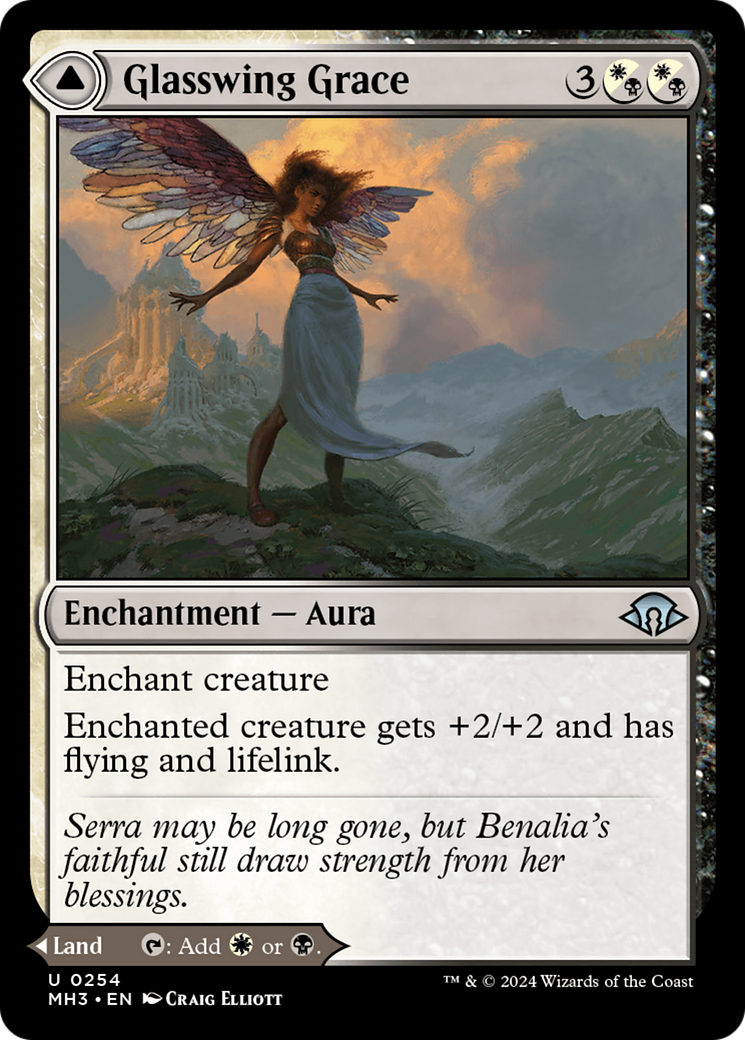 Glasswing Grace (MH3-254) - Modern Horizons 3 Foil