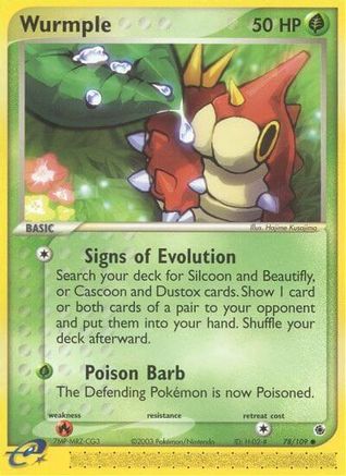 Wurmple 078/109 - Ruby and Sapphire