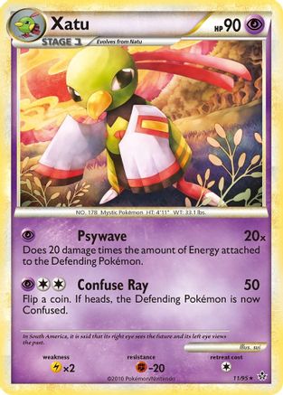 Xatu 011/95 - Unleashed Reverse Holofoil