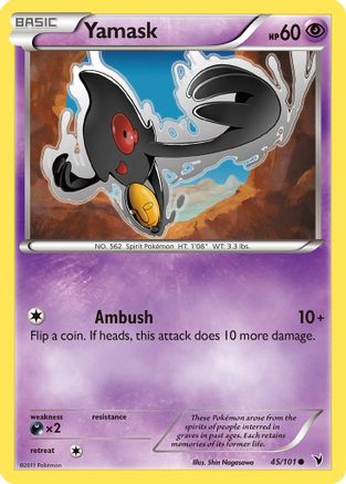 Yamask 045/101 - Noble Victories Reverse Holofoil
