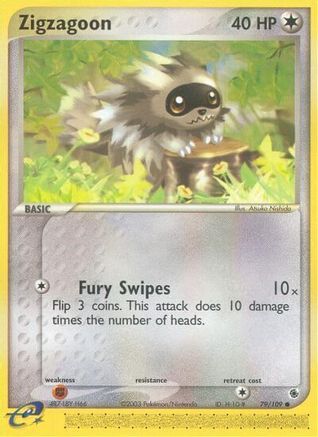 Zigzagoon 079/109 - Ruby and Sapphire