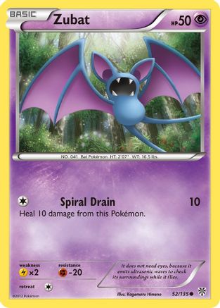 Zubat 052/135 - Plasma Storm