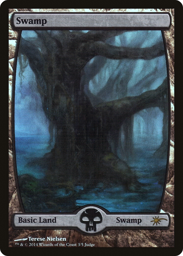 Swamp (JDG-03★) - Judge Gift Cards 2014 Foil