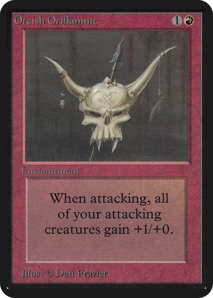 Orcish Oriflamme (LEA-166) - Limited Edition Alpha