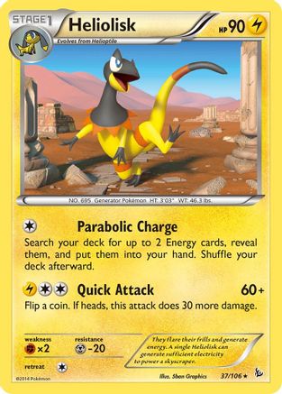 Heliolisk 037/106 - XY  Flashfire