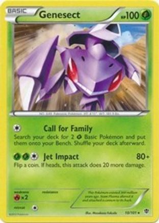 Genesect (BW Plasma Blast) 010/101 - Deck Exclusives Holofoil