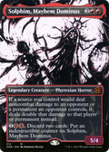 Solphim, Mayhem Dominus (ONE-312) - Phyrexia: All Will Be One: (Showcase) (Borderless) Foil