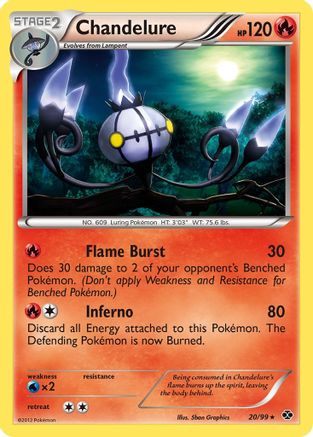 Chandelure 020/99 - Next Destinies Reverse Holofoil