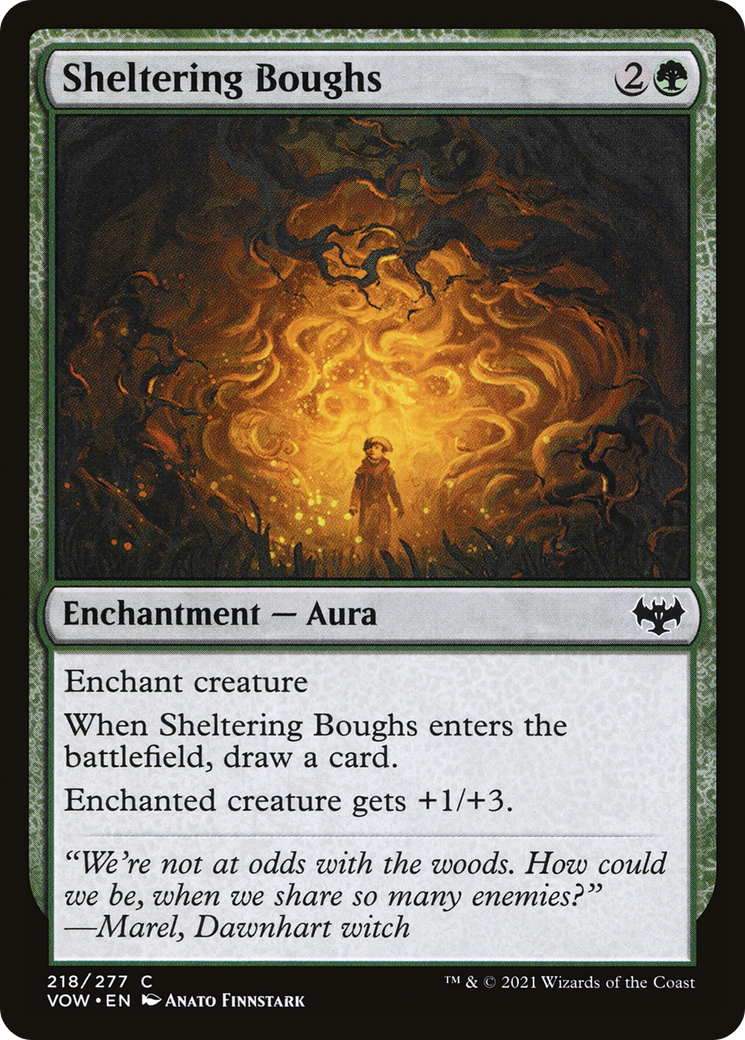 Sheltering Boughs (VOW-218) - Innistrad: Crimson Vow