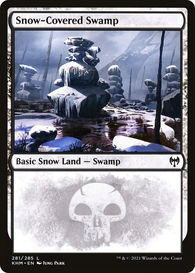 Snow-Covered Swamp (KHM-281) - Kaldheim: (snow) Foil
