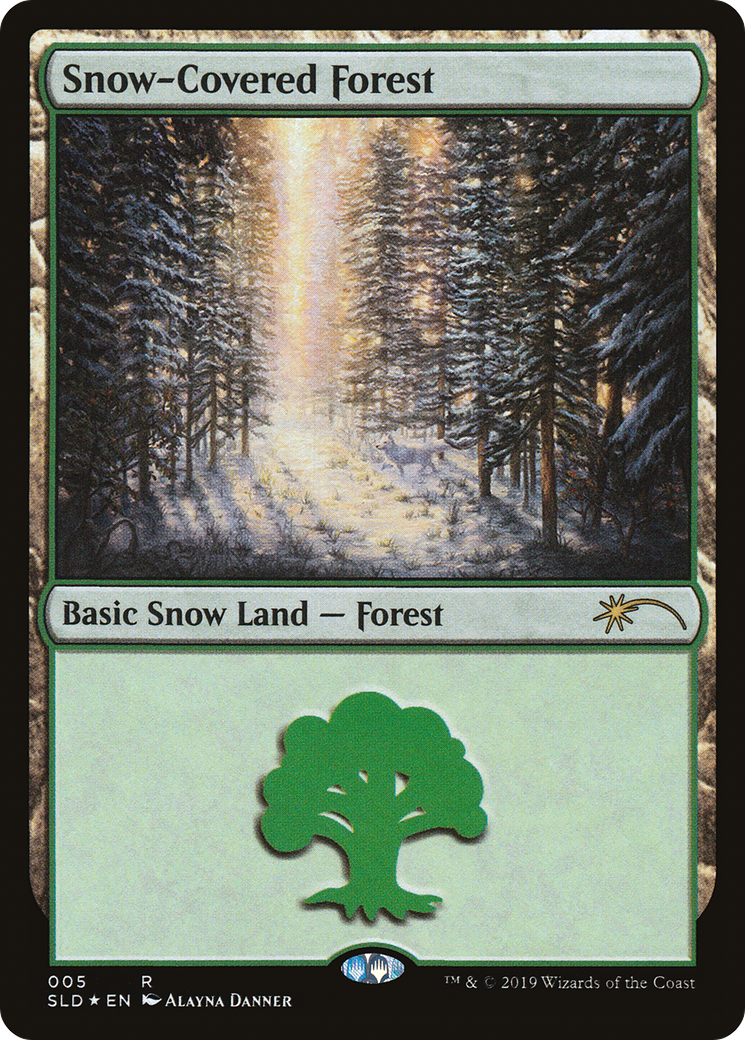 Snow-Covered Forest (SLD-005) - Secret Lair Drop Foil