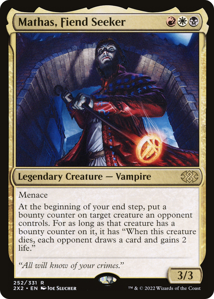 Mathas, Fiend Seeker (2X2-252) - Double Masters 2022