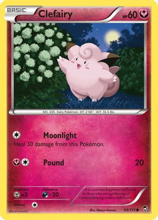 Clefairy 069/111 - XY  Furious Fists