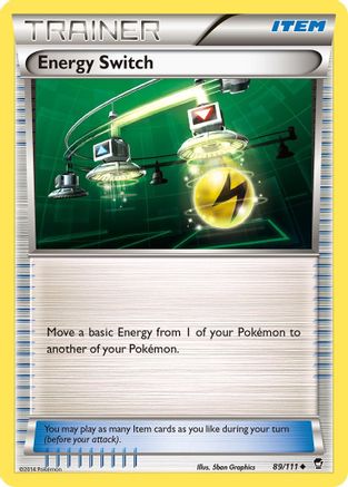 Energy Switch 089/111 - XY  Furious Fists