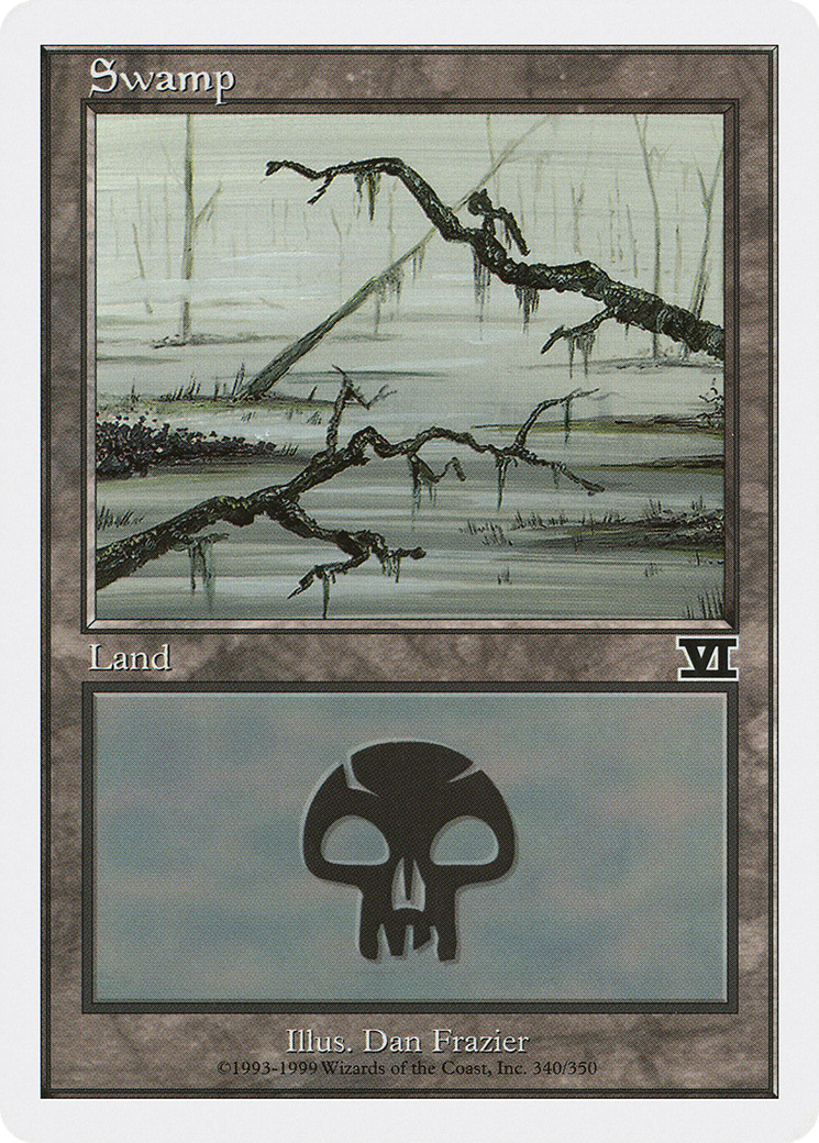 Swamp (6ED-340) - Classic Sixth Edition