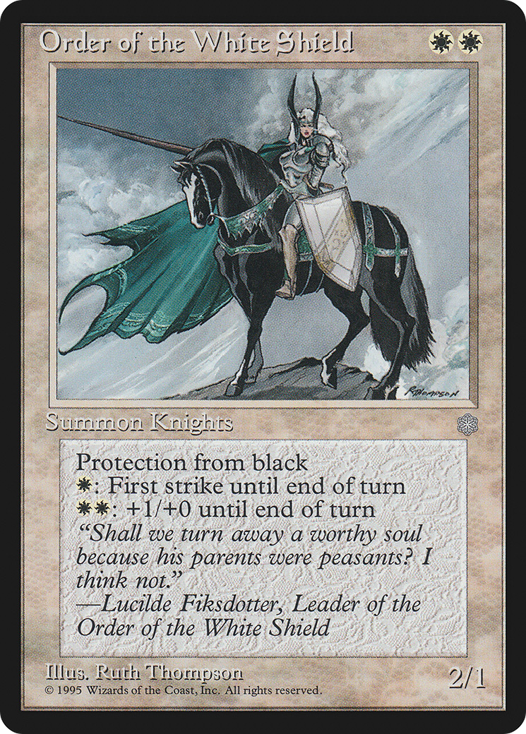 Order of the White Shield (ICE-046) - Ice Age