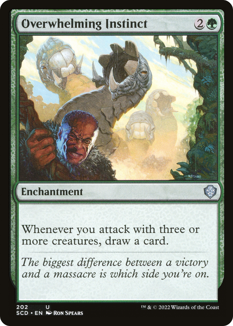 Overwhelming Instinct (SCD-202) - Starter Commander Decks