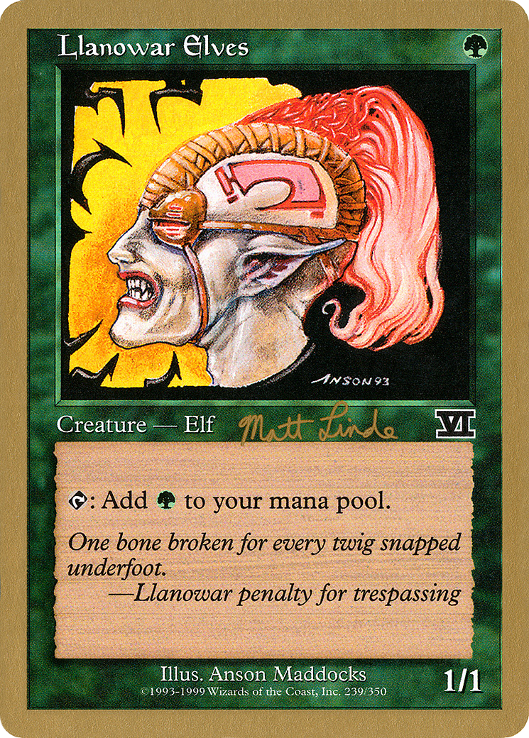 Llanowar Elves (WCD-ML239) - World Championship Decks 1999