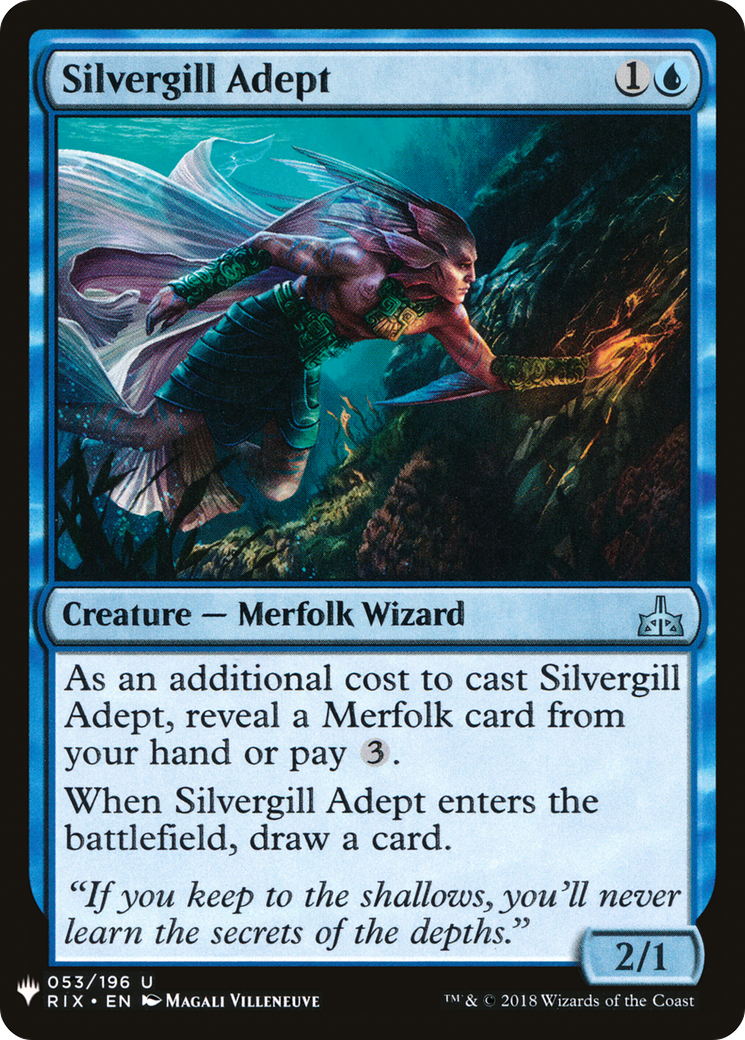 Silvergill Adept (LIST-RIX-53) - The List