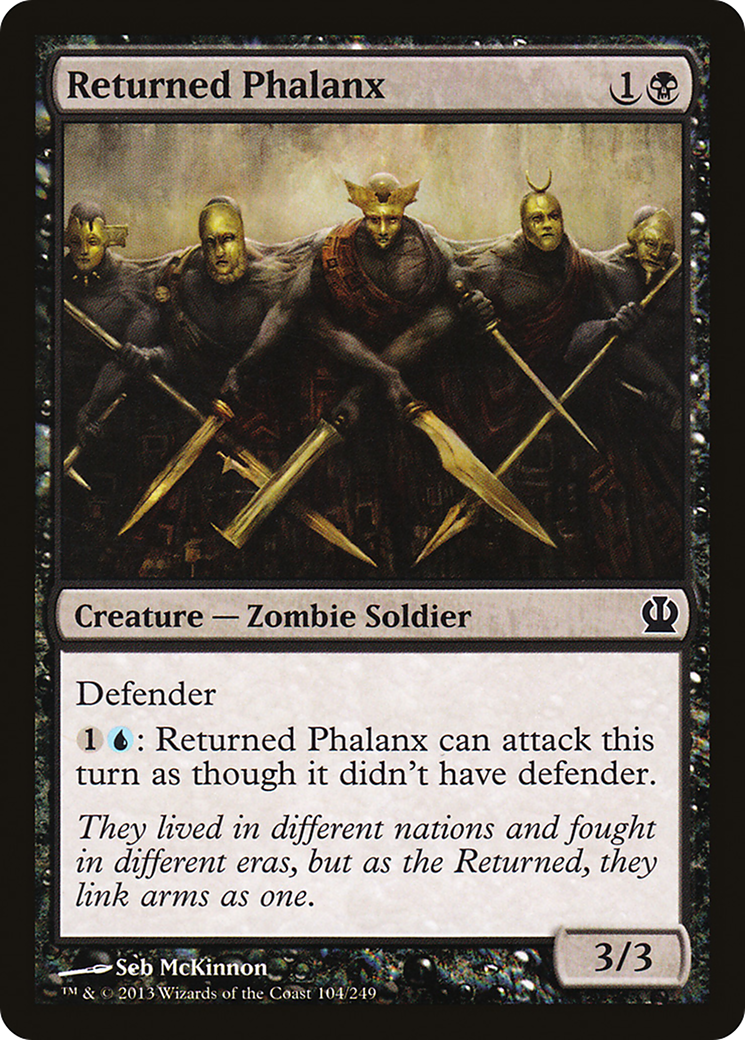 Returned Phalanx (THS-104) - Theros Foil