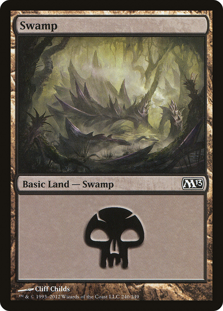 Swamp (M13-240) - Magic 2013 Foil