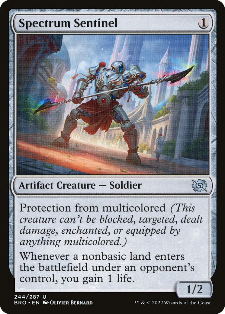 Spectrum Sentinel (BRO-244) - The Brothers' War Foil