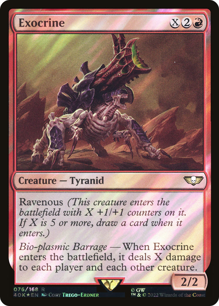 Exocrine (40K-76★) - Warhammer 40,000 Commander Foil