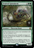Evolved Spinoderm (PPONE-166) - Phyrexia: All Will Be One Promos Foil
