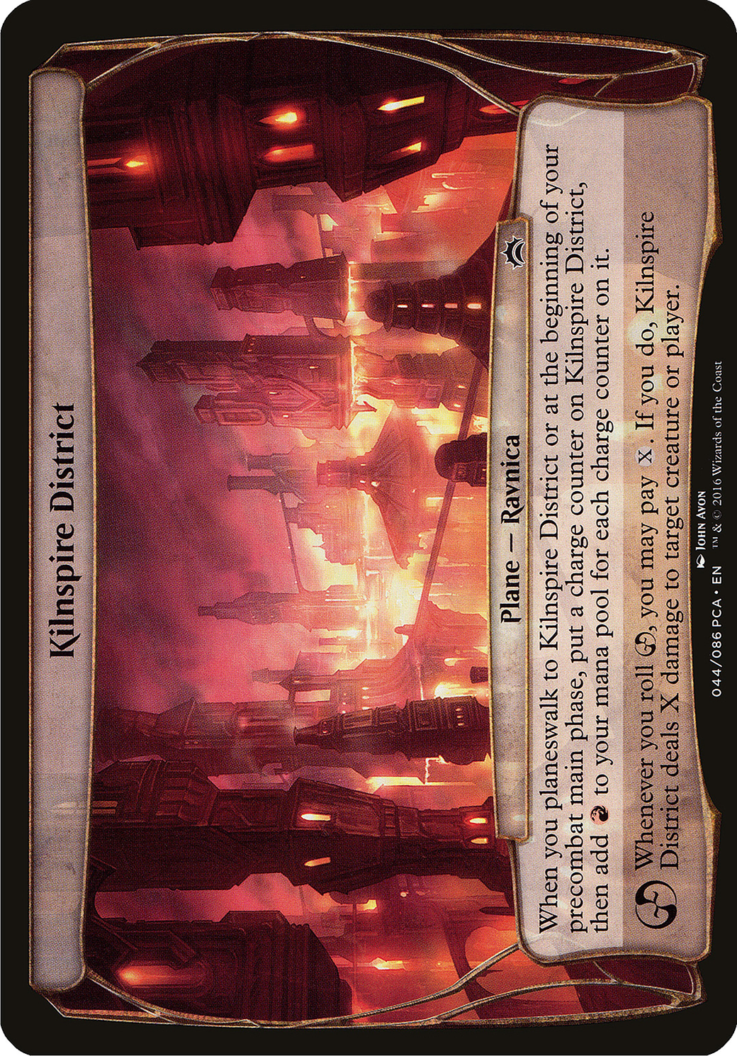 Kilnspire District (OVER-044) - Planechase Anthology Planes