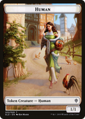 Human (ELD-002) - Throne of Eldraine Tokens Foil