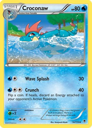Croconaw 016/119 - XY  Phantom Forces