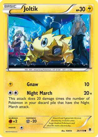 Joltik 026/119 - XY  Phantom Forces
