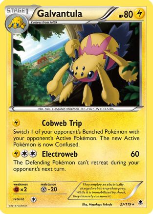 Galvantula 027/119 - XY  Phantom Forces