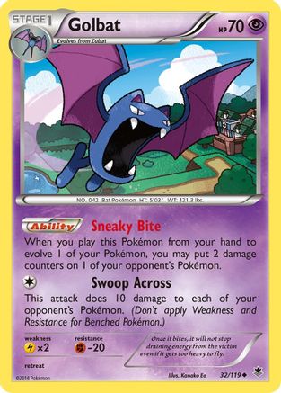 Golbat 032/119 - XY  Phantom Forces